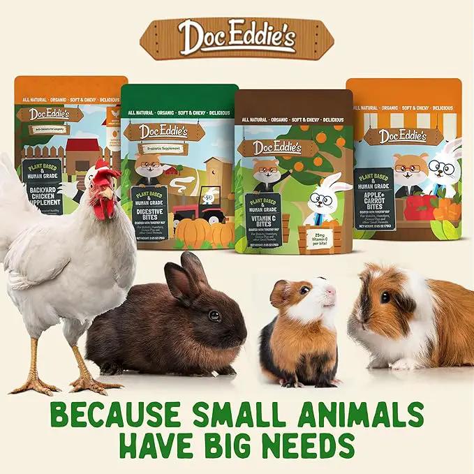 Doc Eddie’s Backyard Chicken Supplement - Plant-Based Treats for Egg Laying Hens - Poultry Feed Enrichment Made with Omega 3 Rich Algae - Essential for Immune Health, Feather Regrowth, Egg Production by GreenHaven Gardens
