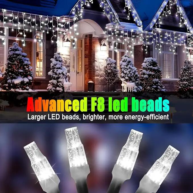 98FT 900LED F8 Upgraded Christmas Lights Decorations Waterproof 8 Modes Christmas Lights Outdoor with Memory and Timer Fairy Lights Plug-in Christmas String Lights for Holiday Party Wedding Home Roof by GreenHaven Gardens