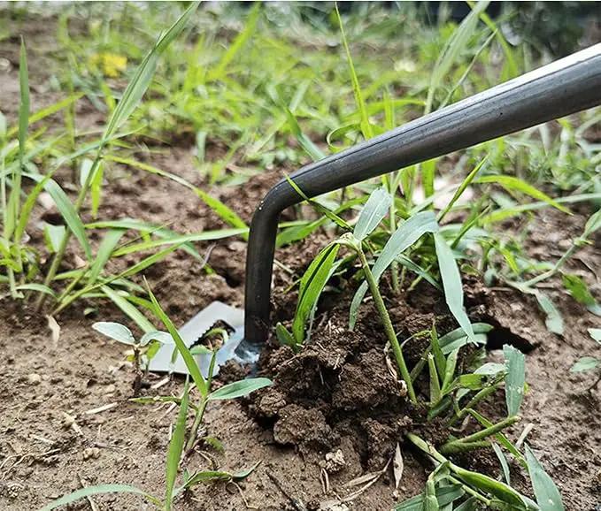 Gardening Hand Weeder Tools, New Weeding Artifact Uprooting Weeding Tool with Handle, 5 Teethes Durable Manganese Steel Weed Puller Tool for Vegetable Gardening Backyard Farm Planting & Weeding by GreenHaven Gardens