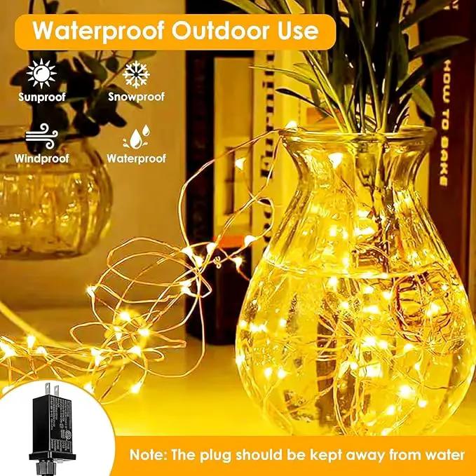 Extra Long 99Ft 300 LED Fairy Lights Plug in with Remote, Waterproof String Lights Outdoor & Indoor 8 modes with Timer, Twinkle Light for Girl's Room Garden Birthday Christmas Decorations (Warm White) by GreenHaven Gardens