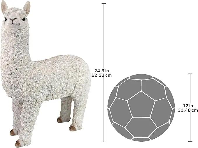 Design Toscano The Alpacalypse of Alpaca Garden Statues: Large by GreenHaven Gardens
