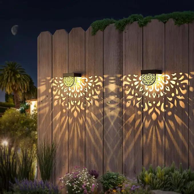 Solar Fence Lights 6 Pack Solar Deck Lights Outdoor Waterproof LED Solar Powered Step Wall Lights Outdoor Decorations Decorative for Front Door by GreenHaven Gardens