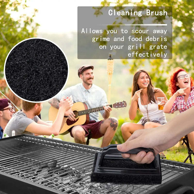 Supernal 46pcs Blackstone Griddle Accessories Upgraded Barbecue Presses Flat Top Grill Tools for Camp Chef Griddle Cover Salt and Pepper Shakers Grill Black Tools Set Enlarged Spatula Gift Set by GreenHaven Gardens