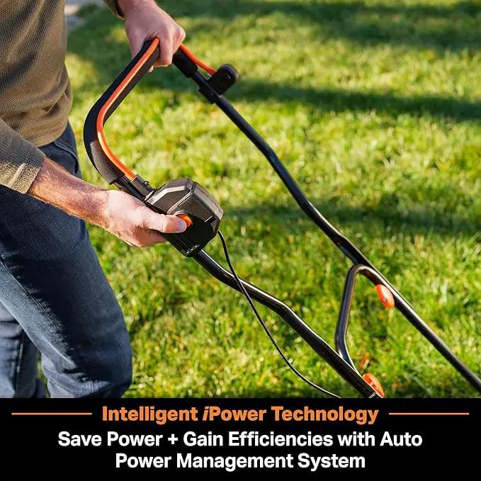 LawnMaster CLMF4819X 19-inch Brushless Cordless Mower with 2X24V MAX* 4.0Ah Battery and a Dual Charger 6 Cutting Position by GreenHaven Gardens