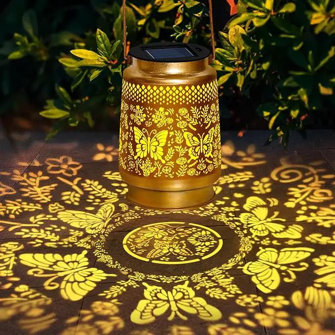 TEDOF Solar Lanterns Outdoor Waterproof,Butterfly Solar Lights Garden Decor Gifts for Mom Women Grandma Decoration Outside for Yard, Patio,Backyard,Porch by GreenHaven Gardens