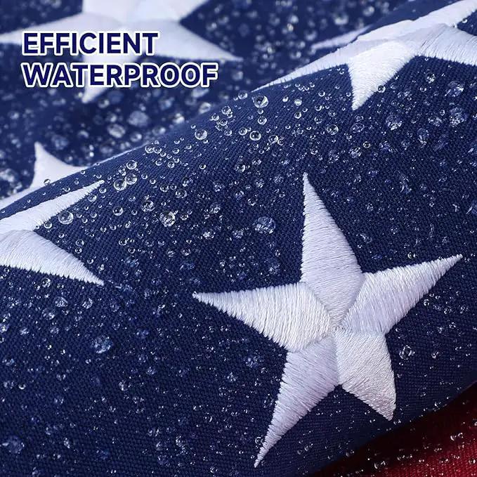 American Flag 4x6 Ft ，Upgraded Thickened - Spun Polyester Series Fade-Resistant Ultra Durable Tear-Resistant Heavy Duty Flags Heavy Duty, Embroidered Stars, Sewn Stripes, Brass Grommets by GreenHaven Gardens
