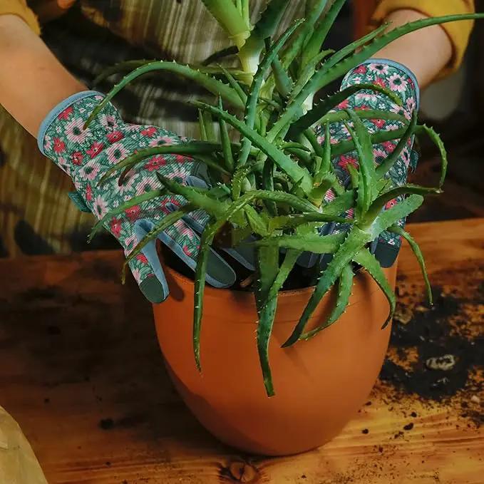 Gardening Gloves for Women and Men, Garden Gloves with Touch Screen, Thorn Proof Puncture Resistant Working Gloves, Gardening Gifts for Women, Size Large by GreenHaven Gardens