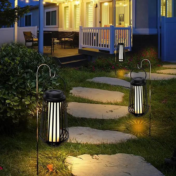 Afirst Solar Lanterns Outdoor, Hanging Solar Lights Waterproof Hollow Out Decorative LED Lanterns for Yard, Patio, Lawn, Tabletop, Pathway, Landscape, Garden Decor Gifts by GreenHaven Gardens