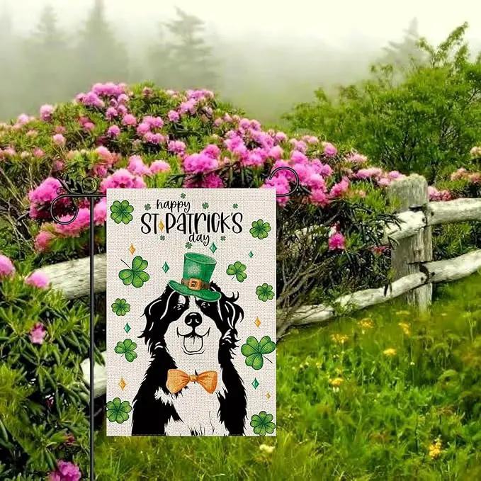 Seasonal Garden Flags Bernese Mountain Double Sided Flags Set of 11 Holiday Farmhouse Indoor Outdoor Yard Lawn Christmas Gifts Decorations 12.5x18 Inch by GreenHaven Gardens