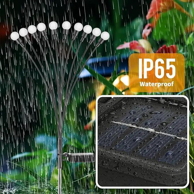 Solar Lights Outdoor (4 Pack-40 LEDs)，Waterproof Garden Fairy Swaying Firefly Lights ，Gifts for Outdoor Decorations，Suitable for Patio, terraces, lawns and Paths by GreenHaven Gardens