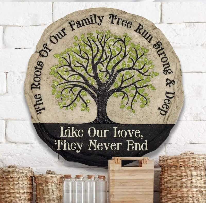 Spoontiques - Garden Décor - Nut House Stepping Stone - Decorative Stone for Garden by GreenHaven Gardens