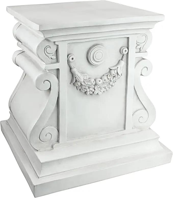 Design Toscano NG314100 Statuary Garden Base Riser, Large, Classic Plinth by GreenHaven Gardens