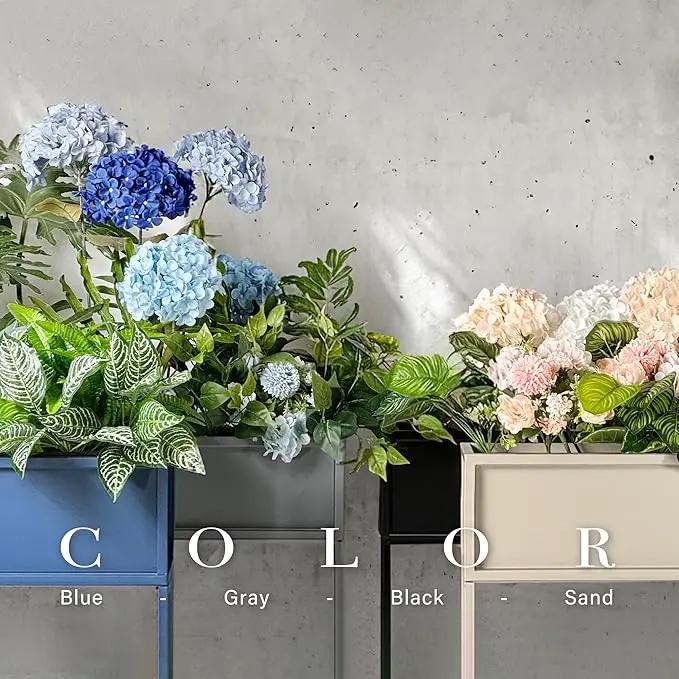 Cocoyard Elevated Planter Box - 28 Inch Durable Raised Garden Bed for Herbs and Flowers - Stylish Tall Rectangular Planter for Outdoor Plants for Patio Decor & Backyard Gardening by GreenHaven Gardens