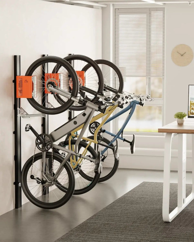 monTEK Automatic Lift EBike Rack – Fits 24-29" Tires, Heavy-Duty Vertical Wall Rack for Bicycles (Up to 71 lbs) - Effortless Lifting, Easy Install - Space-Saving Storage for Garage, Shed, BO by GreenHaven Gardens