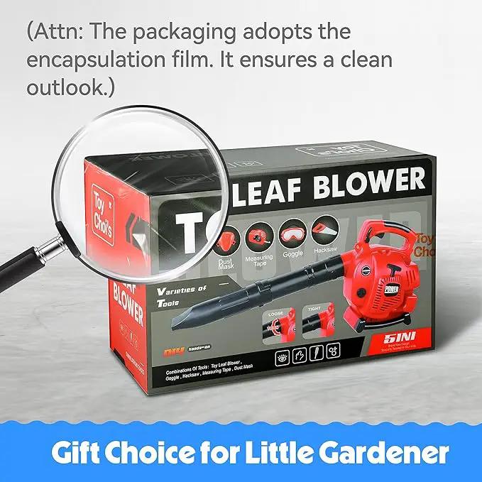 Toy Choi's Kids Leaf Blower - Toy Leaf Blower That Really Works with Tool Set, Pretend Play Series Construction Outdoor Preschool Gardening Kit for Boys & Girls Age 3-5 4-7 by GreenHaven Gardens