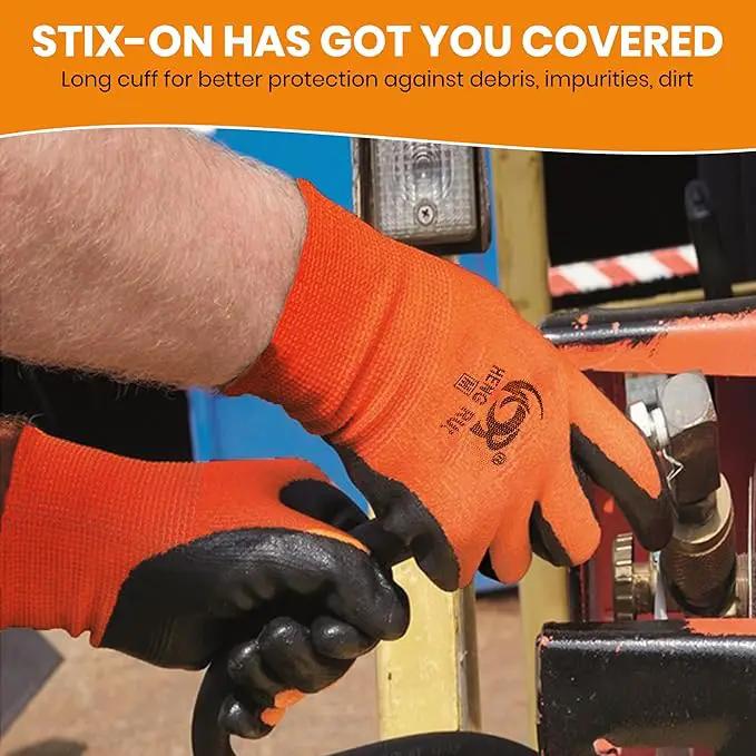 10 OR 20 Pairs Work Gloves–Heavy Duty Rubber Coated Safety Work Gloves–Multipurpose Gloves by GreenHaven Gardens