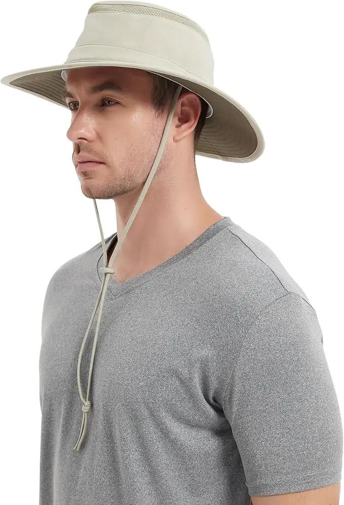 Cimarron Wide Brim Safari Sun Hat for Women & Men – UPF 50+ Outdoor Fishing Hat | Hiking, Running Travel Sun Protection Hat by GreenHaven Gardens