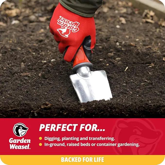 Garden Weasel Garden Trowel | Plant, Dig and Cultivate | Planting and Gardening Hand Digging Tool, Heavy Duty Trowel, Mini Gardening Shovel | 91365 by GreenHaven Gardens