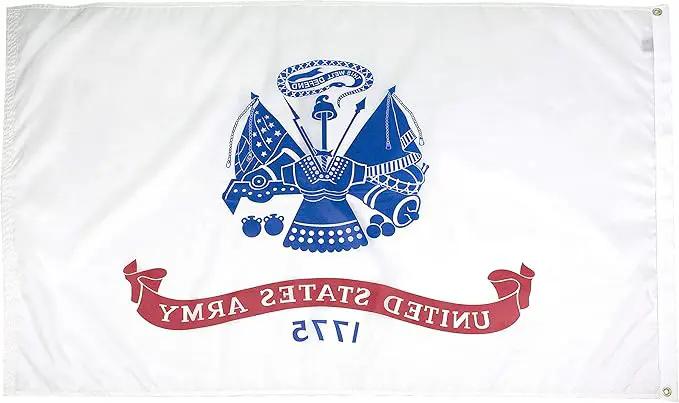 FlagSource U.S. Army Nylon Military Flag, Made in The USA, 5x8' by GreenHaven Gardens