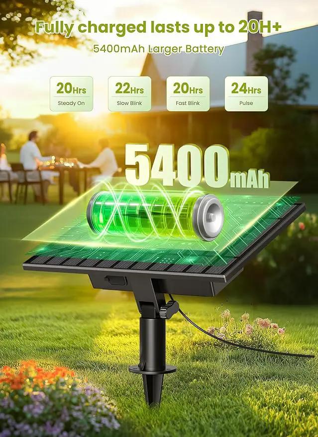 Brightown 158FT Solar String Lights Outdoor Waterproof with Remote, Solar Patio Lights with 75 Shatterproof LED Bulbs, 3 Light Mode, Dimmable & Timer, Hanging String Lights for Porch Garden Bistro by GreenHaven Gardens