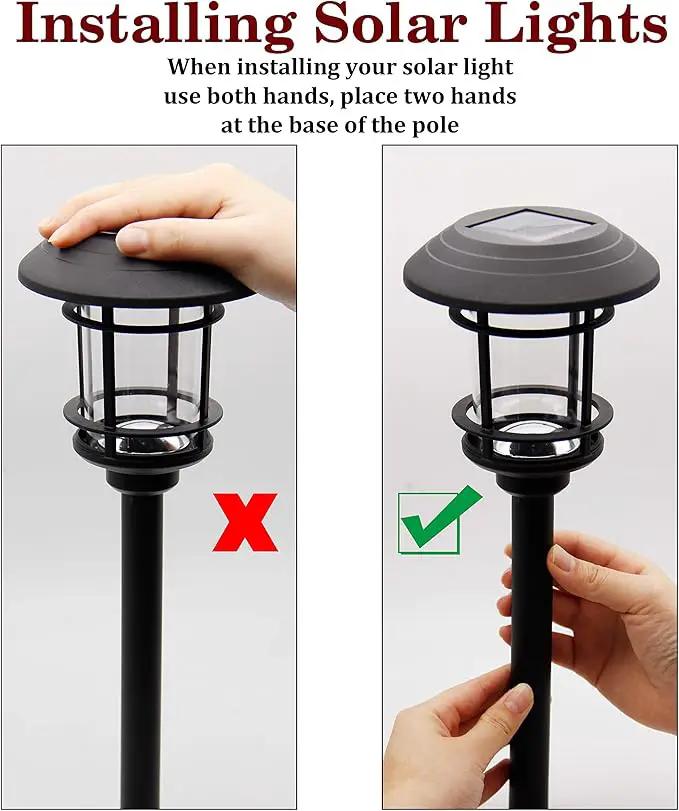 MAGGIFT Solar Powered Pathway Lights - 6 Pack, Waterproof, Warm White for Lawn, Patio, Yard, Walkway, Deck, Driveway by GreenHaven Gardens