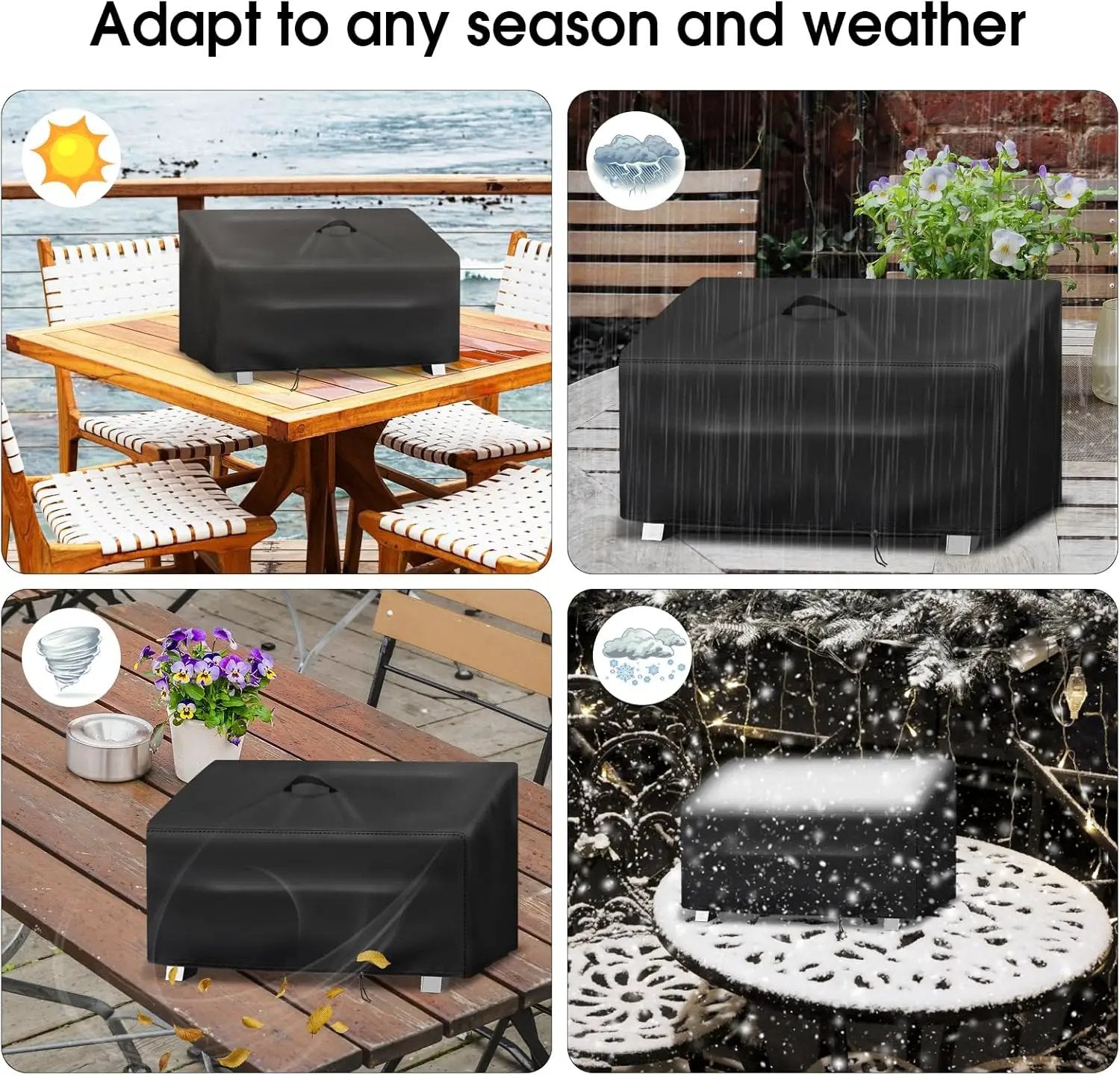 Grill Cover for Traeger TFT18KLD Ranger, Waterproof Dustproof Tabletop Grill Smoker Cover- 20x21x13 in, Black by GreenHaven Gardens
