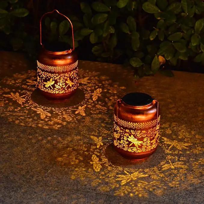 Outdoor Solar Lantern Decorative Waterproof Solar Lights for Yard, Patio, and Garden(Dragonfly) by GreenHaven Gardens