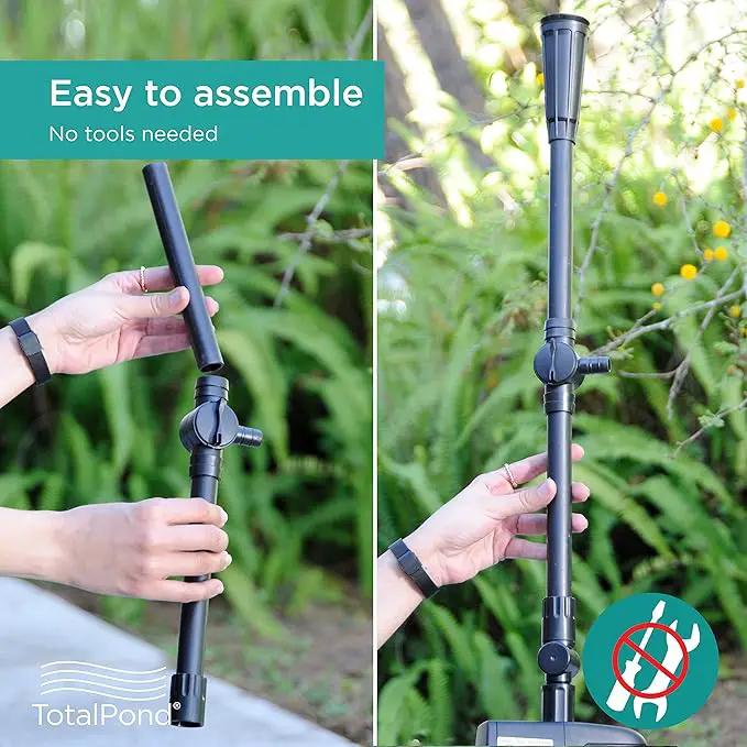 TotalPond Large Nozzle Kit Black Height : 7 Width : 4.02 Depth : 2.99 by GreenHaven Gardens
