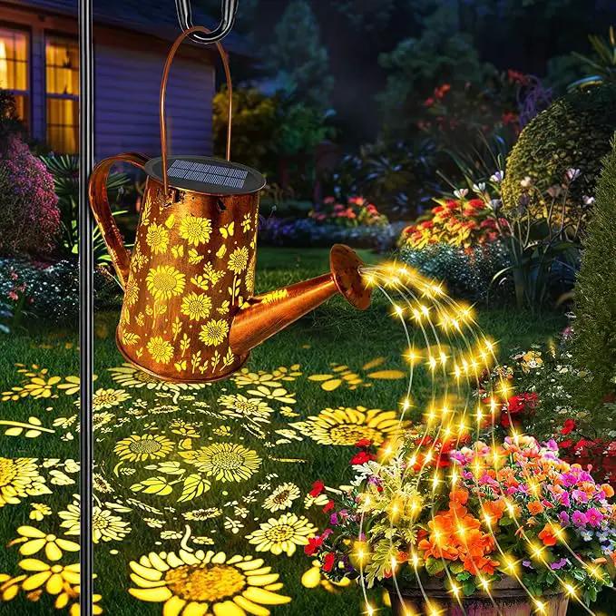 Solar Watering Can Lights, Sunflower Mother's Day Gifts for Women Mom Grandma Birthday, Large Hanging Solar Lantern Waterproof Outdoor Garden Decorations for Yard Porch Landscape Patio Pathway by GreenHaven Gardens