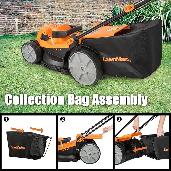 LawnMaster MEB1216K Electric Lawn Mower 16-Inch 12AMP by GreenHaven Gardens