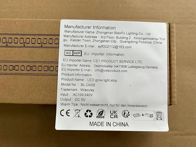 Wiaxulay Grow Lights for Indoor Plants Full Spectrum, 6000K LED Plant Grow Light Strips, Grow Lamp with Auto On/Off 6/12/16H Timer, 5 Dimmable Levels, 3 Switch Modes for Hydroponics Seedling by GreenHaven Gardens