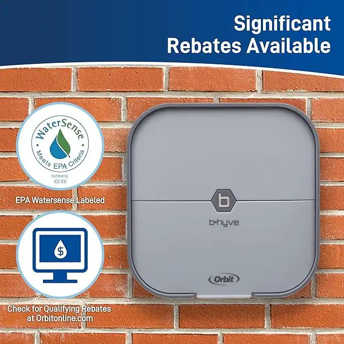 Orbit 57915 B-hyve 4-Zone Indoor Smart Sprinkler Controller by GreenHaven Gardens