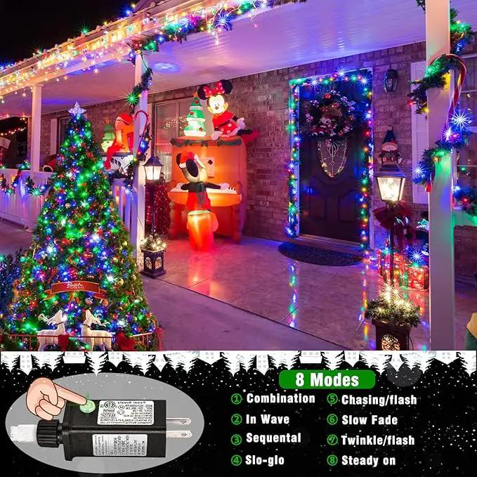 Vivideal 165ft Easter Lights Outdoor Waterproof, 500 LED Pastel Lights for Easter Clear Wire with 8 Modes, Plug in Pastel Fairy String Light for Bedroom Tree Home Party Garden Decorations by GreenHaven Gardens