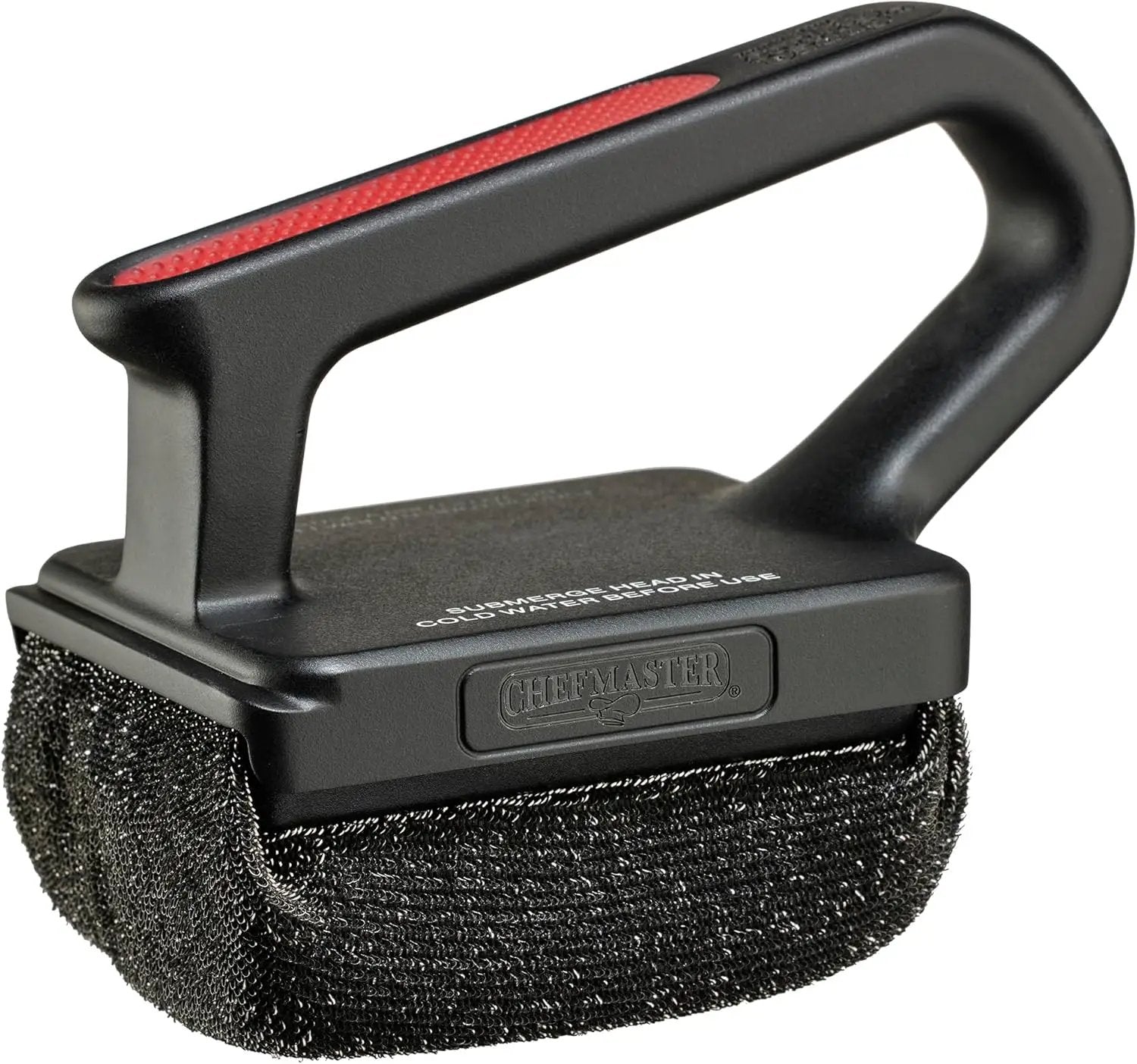 Chef Master Grill Brush Bristle Free Powered by ScrubDaddy, Steam Clean Grill Brush for Blackstone Grill, Flat Top Griddle & Skillet, Porcelain, Weber Gas, Charcoal Grill for Diner & Restaurant -90016 by GreenHaven Gardens