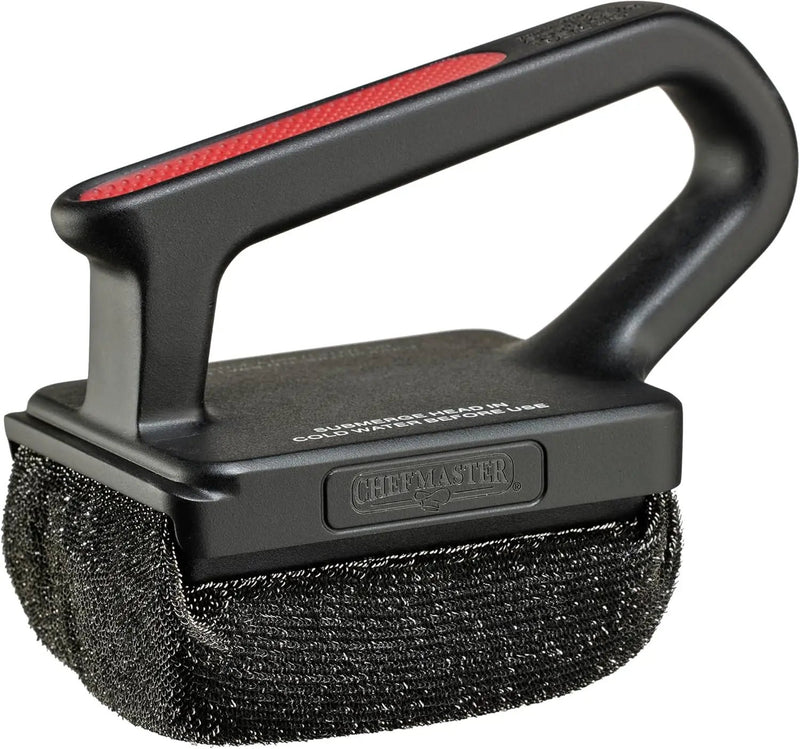 Chef Master Grill Brush Bristle Free Powered by ScrubDaddy, Steam Clean Grill Brush for Blackstone Grill, Flat Top Griddle & Skillet, Porcelain, Weber Gas, Charcoal Grill for Diner & Restaurant -90016 by GreenHaven Gardens