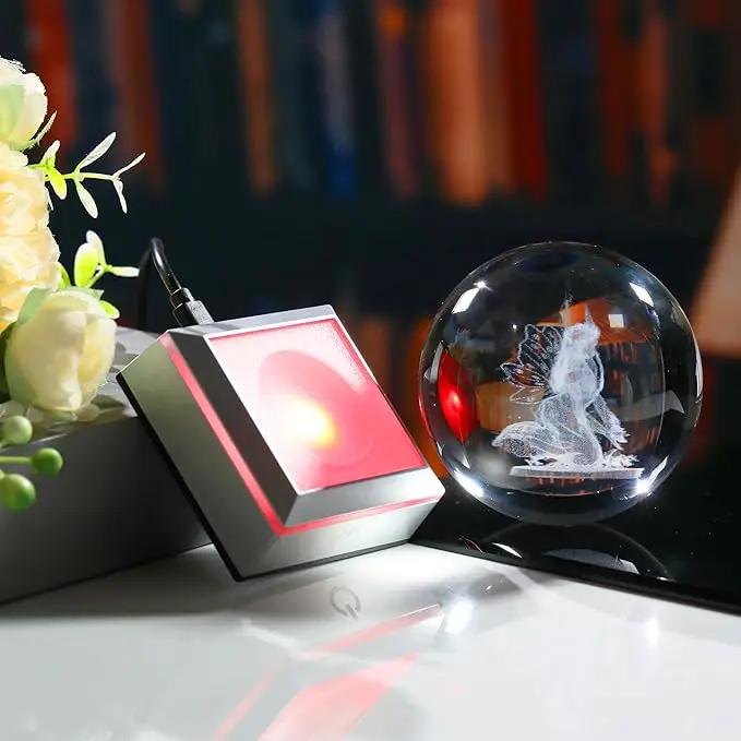 Qianwei 3D Crystal Fairy Decor - Guardian Angel Statue, Sympathy & Birthday Gifts, Christian Keepsake & Paperweight by GreenHaven Gardens