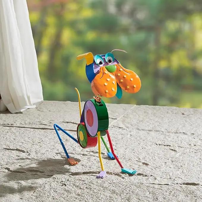Glitzhome Metal Novelty Garden Statue Outdoor Decoration by GreenHaven Gardens