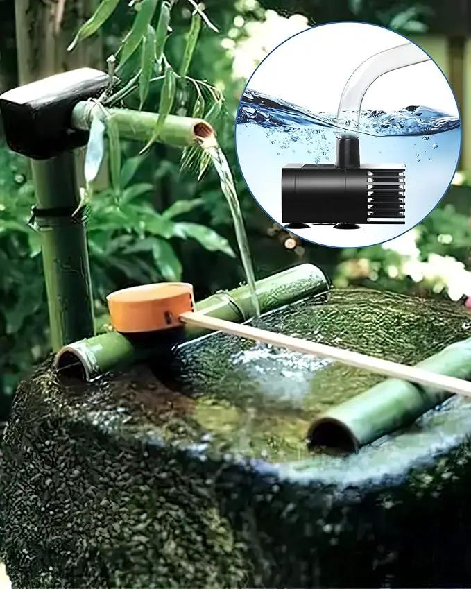 Biling Solar Fountain for Bird Bath, Solar Panel Kit Outdoor Solar Water Pump with 4ft Tubing for Hummingbird Bath, Small Pond and Fish Tank by GreenHaven Gardens