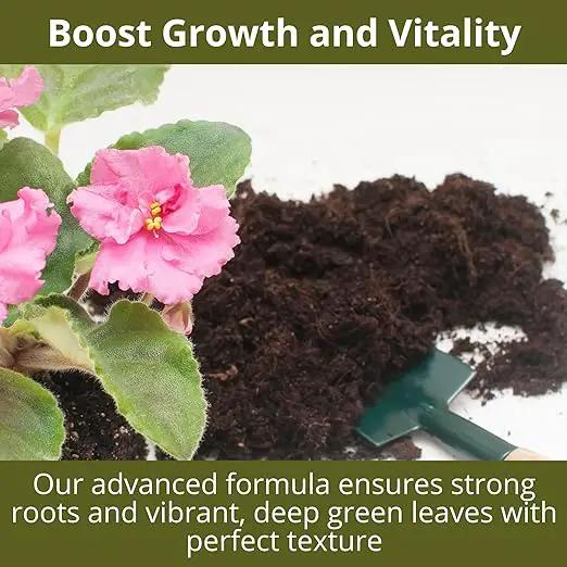 3-1-2 African Violet Fertilizer for Indoor Plants: Liquid Fertilizer with Essential Micronutrients Drops - Plant Food for African Violets (8 oz) by GreenHaven Gardens