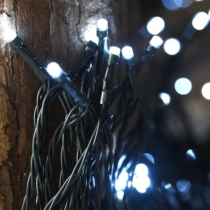Solar String Lights Outdoor, 2 Pack 240 Led Solar Fairy Lights for Outside Waterproof 170ft Cool White Solar Lights 8 Lighting Mode Solar String Lights for Outside,Garden,Courtyards,Trees by GreenHaven Gardens