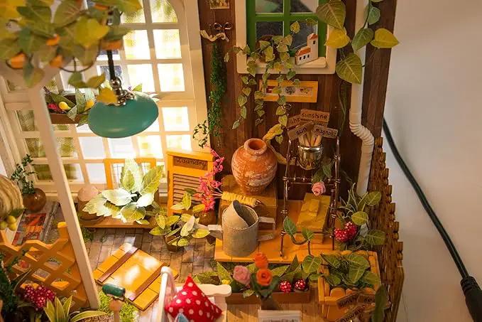 Rolife 1:20 Miniature House Kits-Tiny House Kit-DIY Miniature Dollhouse Kits for Adults-Model Building Craft Kits-Hobbies Gifts for Women and Men by GreenHaven Gardens