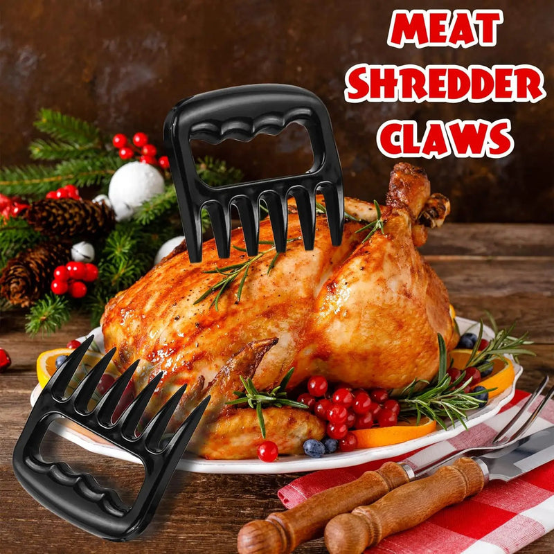 ROMANTICIST 27pcs Heavy Duty Grilling Gifts for Men Dad Fathers Day, Extra Thick BBQ Accessories Tools Set, Stainless Steel Grill Utensils Kit with Meat Claws, Carrying Bag for Outdoor Camping Silver by GreenHaven Gardens