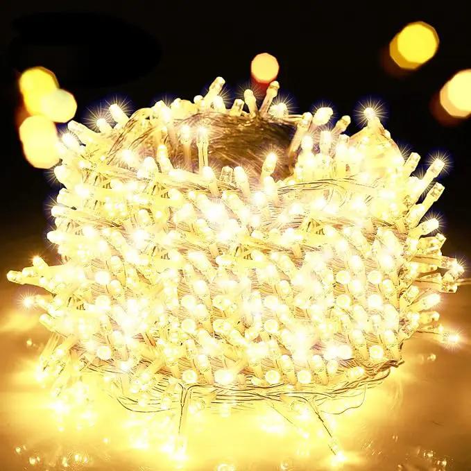 Decute 800 LED 272FT Christmas String Lights - 8 Modes with Timer Function, Waterproof Fairy Lights for Christmas Tree, Party, Wedding, Yard, Garden, Indoor/Outdoor Decorations, Warm White by GreenHaven Gardens