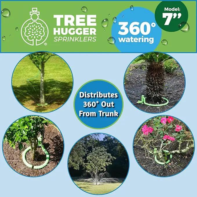 Tree Sprinkler with 360° Outward Direction | Water Sprinkler for Trees That Reaches The Nutrition Zone for Tree Root Watering (7") by GreenHaven Gardens