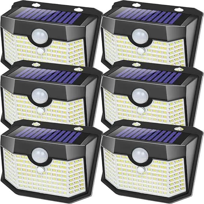 Aootek Motion Sensor Outdoor Lights 6 Packs,Solar Lights Outdoor with 3 Lighting Modes,Solar Lights Outdoor Waterproof for Garden Patio Garage Yard Deck by GreenHaven Gardens
