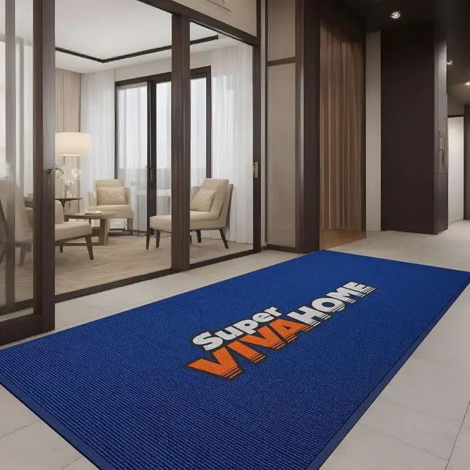 Custom Floor Mat Doormat Entryway Area Rug Welcome Carpet for Business Home Indoor/Outdoor Non Slip Washable Durable by GreenHaven Gardens