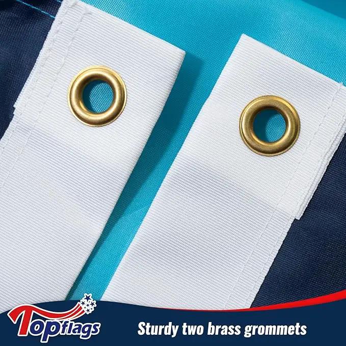 TOPFLAGS New Minnesota State Flag 3x5 Ft 210D MN Flags Heavy Duty Longest Lasting Sewn Stripes Embroidered Star Stronger Brass Grommets 4 Stitched Hemming Outdoor Vivid Color Fade Resistant Perfect for Outside by GreenHaven Gardens