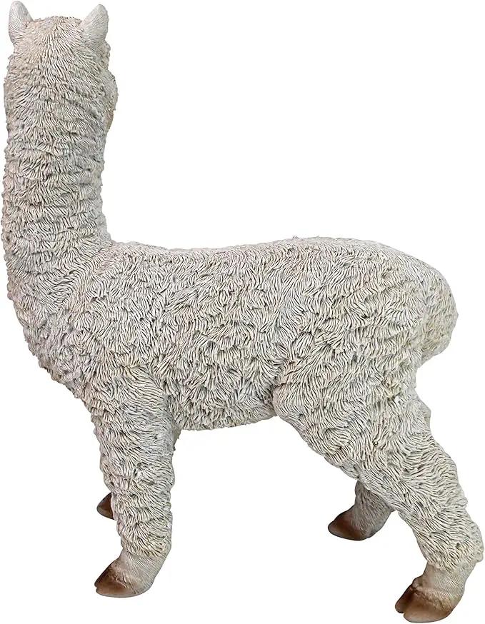 Design Toscano The Alpacalypse of Alpaca Garden Statues: Baby by GreenHaven Gardens