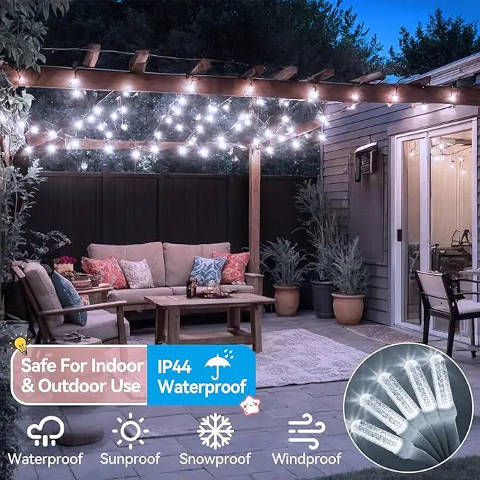 Heceltt 360 LED 118 FT String Lights Outdoor, 8 Modes Cool White Christmas Lights Plug in, IP44 Waterproof Led String Lights with Timer and Memory for Tree Yard Party Garden Decorations by GreenHaven Gardens