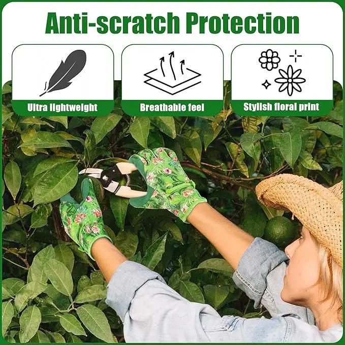 HANDLANDY Women Safety Work Gloves Utility Touch Screen Working Grip Glove for Yardwork Gardening Breathable Mechanic Gloves by GreenHaven Gardens